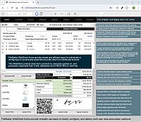 FileMaker WebDirect Order Form Example Screenshot